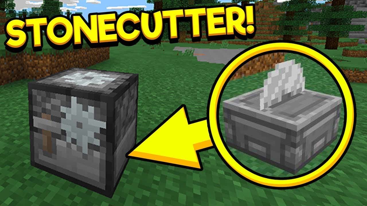 Hình ảnh máy cắt đá Minecraft