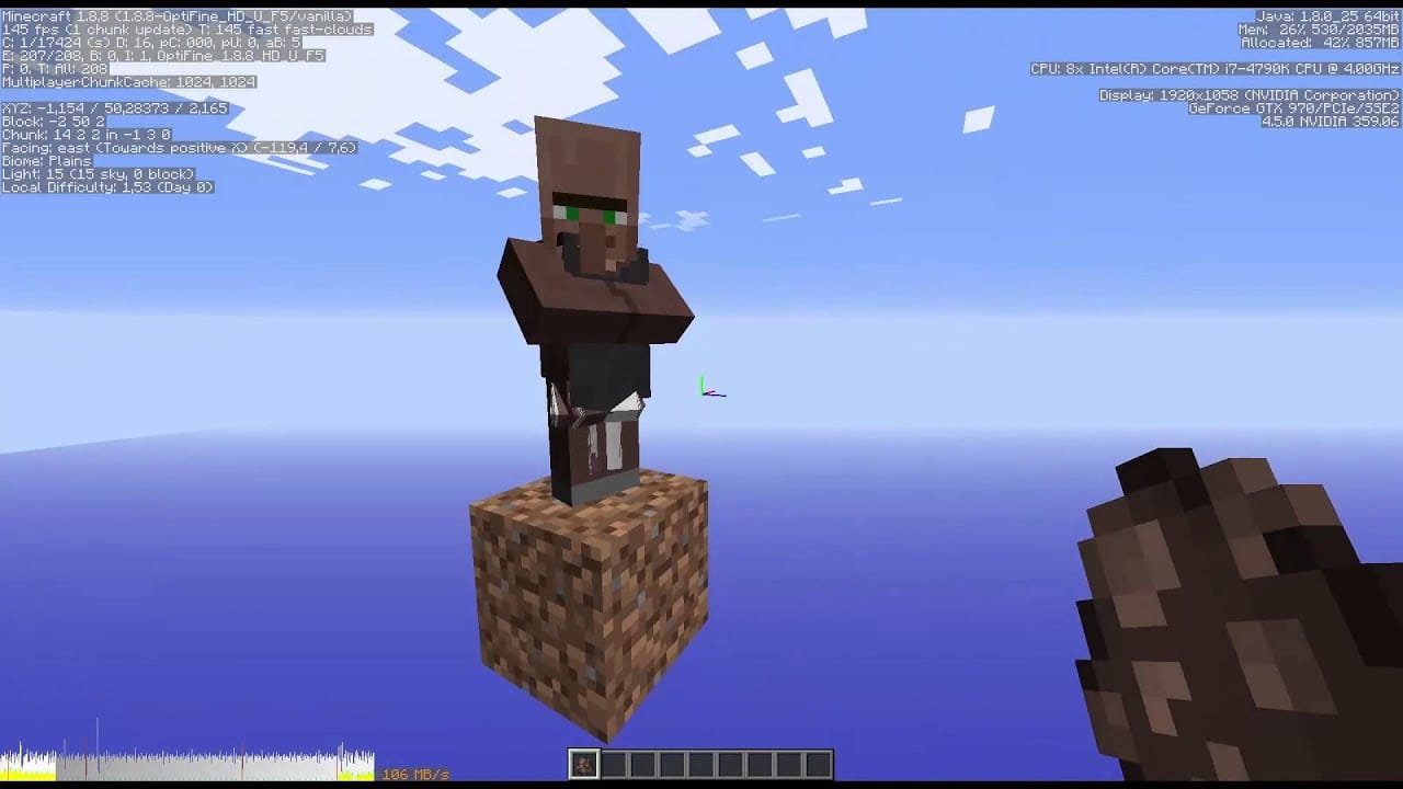 Hình ảnh trứng dân làng Minecraft ấn tượng