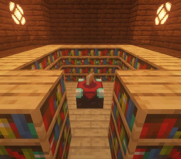 Hình bàn phép thuật Minecraft