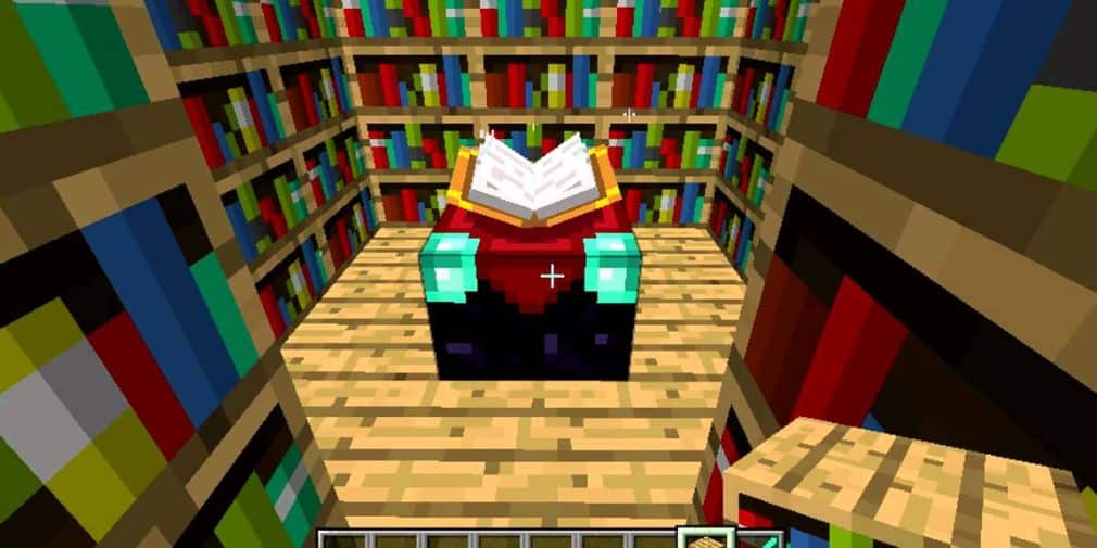 Hình bàn phù phép Minecraft hiệu quả