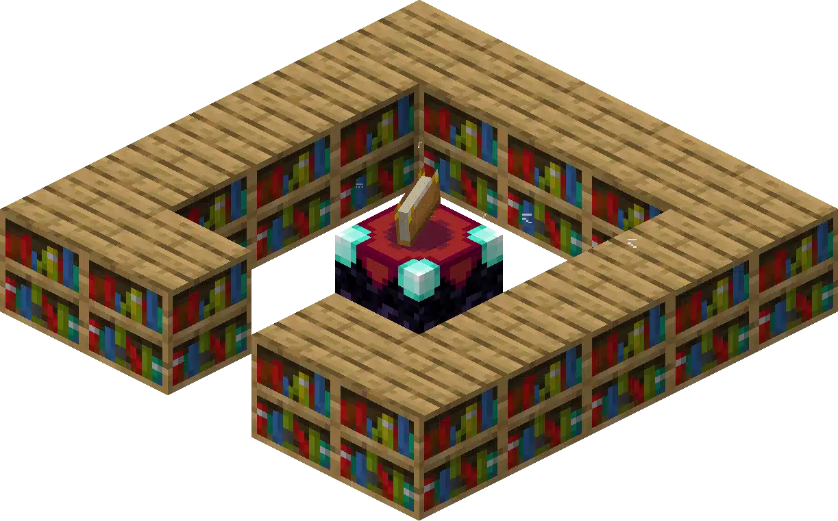 Hình bàn phép thuật Minecraft