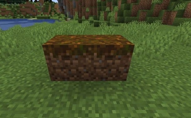 Hình khối đất trong Minecraft mới nhất
