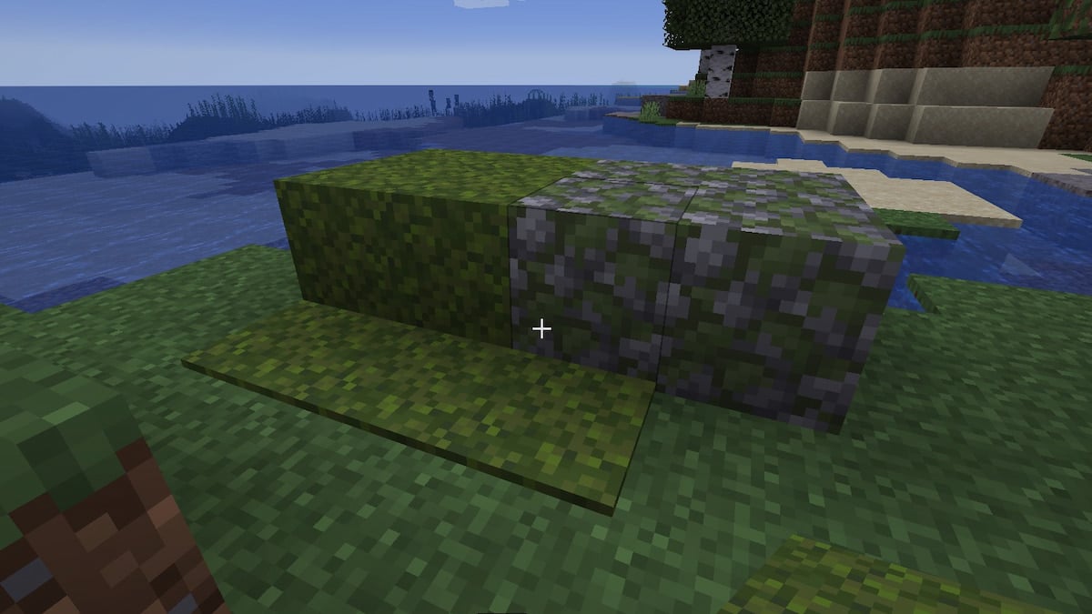 Hình khối rêu trong Minecraft mới nhất