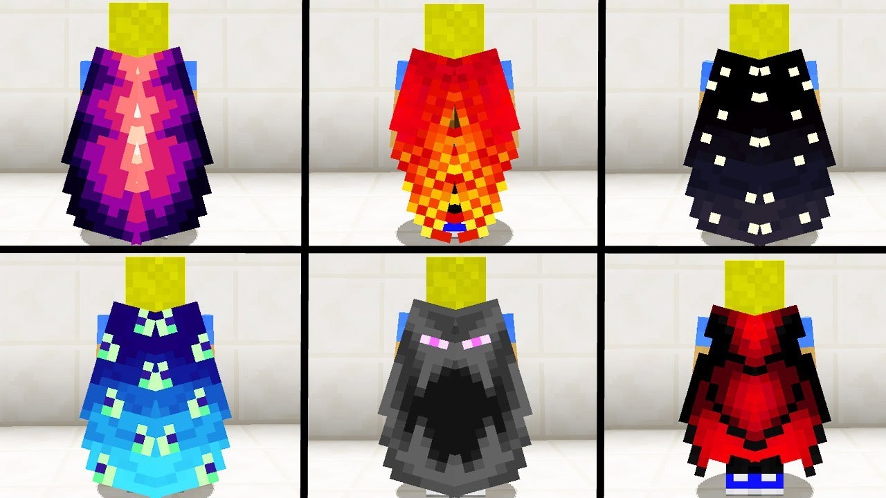 Hình skin cánh cứng Minecraft sặc sỡ