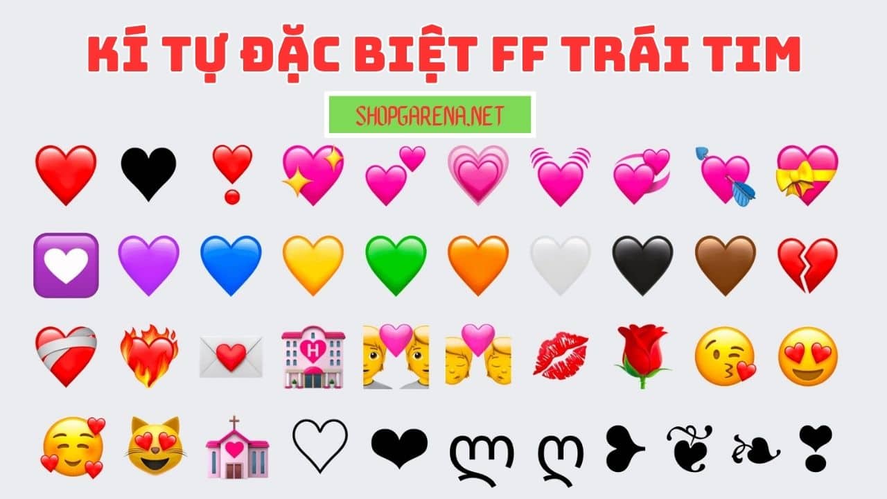 Ki Tu Dac Biet FF Trai Tim
