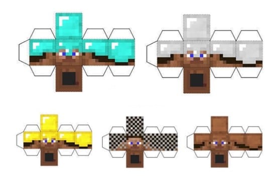 Làm Minecraft Bằng Giấy