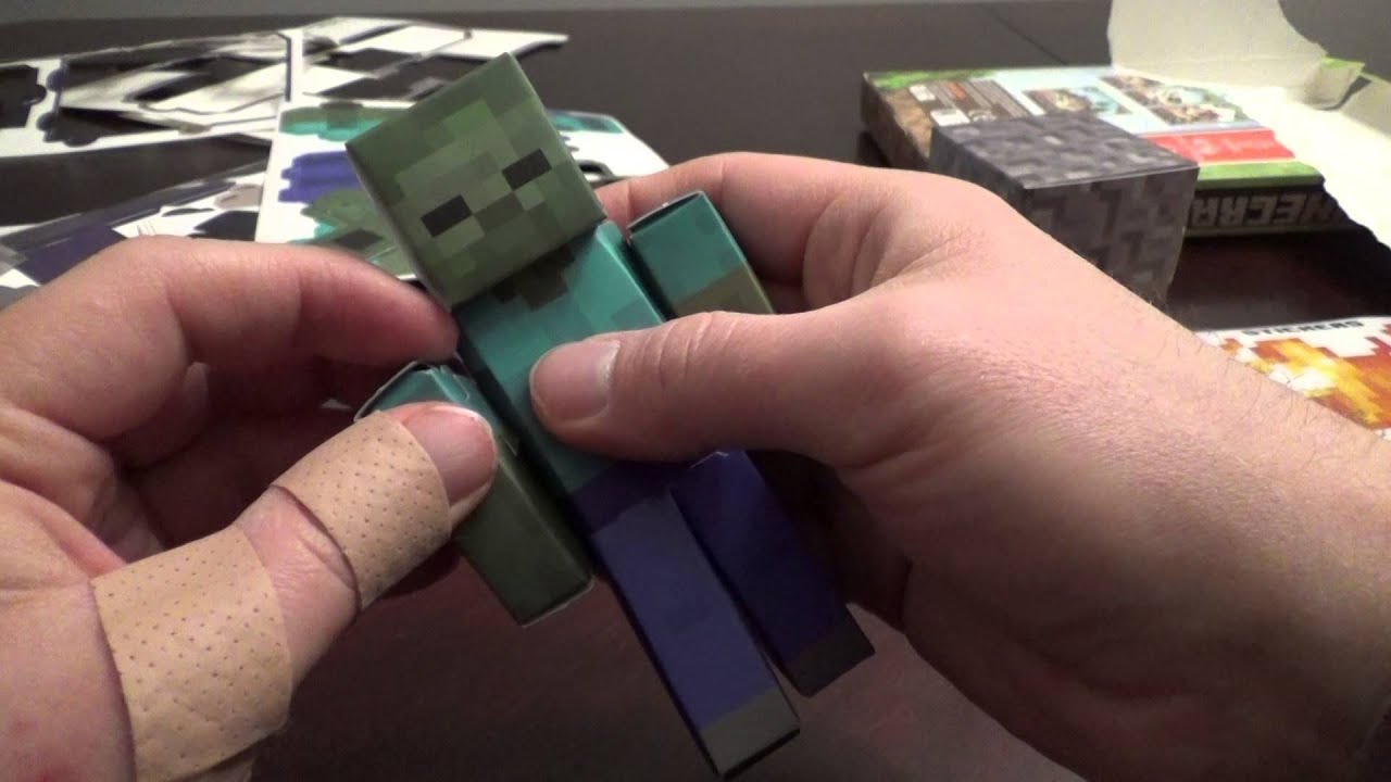 Mô hình giấy Mincraft ấn tượng