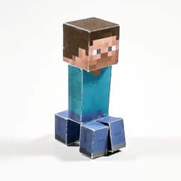 Mô hình giấy Mincraft đơn giản vô cùng