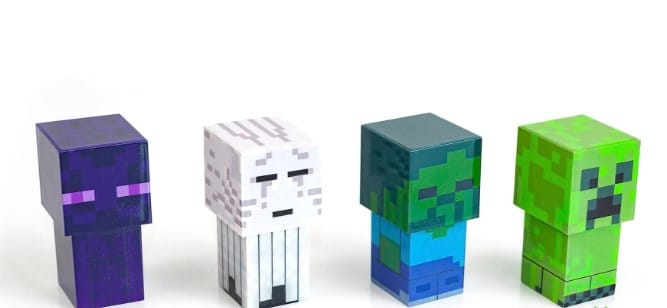 Mô hình giấy Mincraft đơn giản