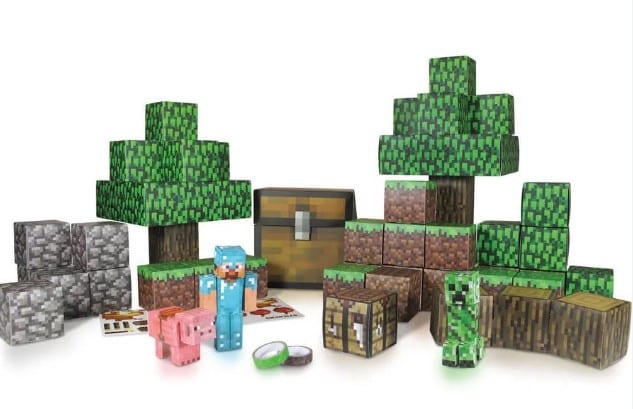 Mô hình giấy Mincraft thú vị nhất