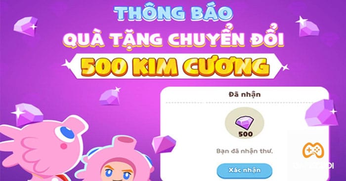 Nhận 500 KC