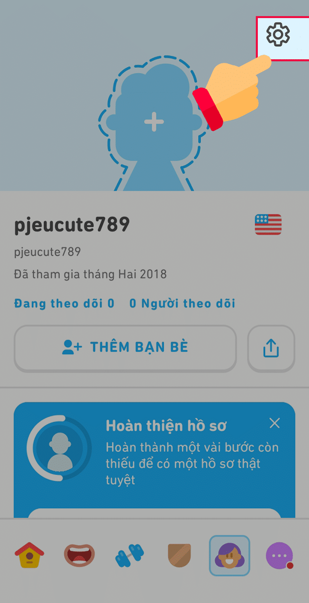 Nhấp chọn icon răng cưa
