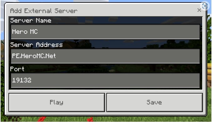 Server Minecraft Hero Team