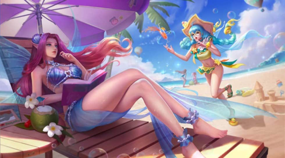 Share cho bạn hình skin lauriel tiệc bãi biển