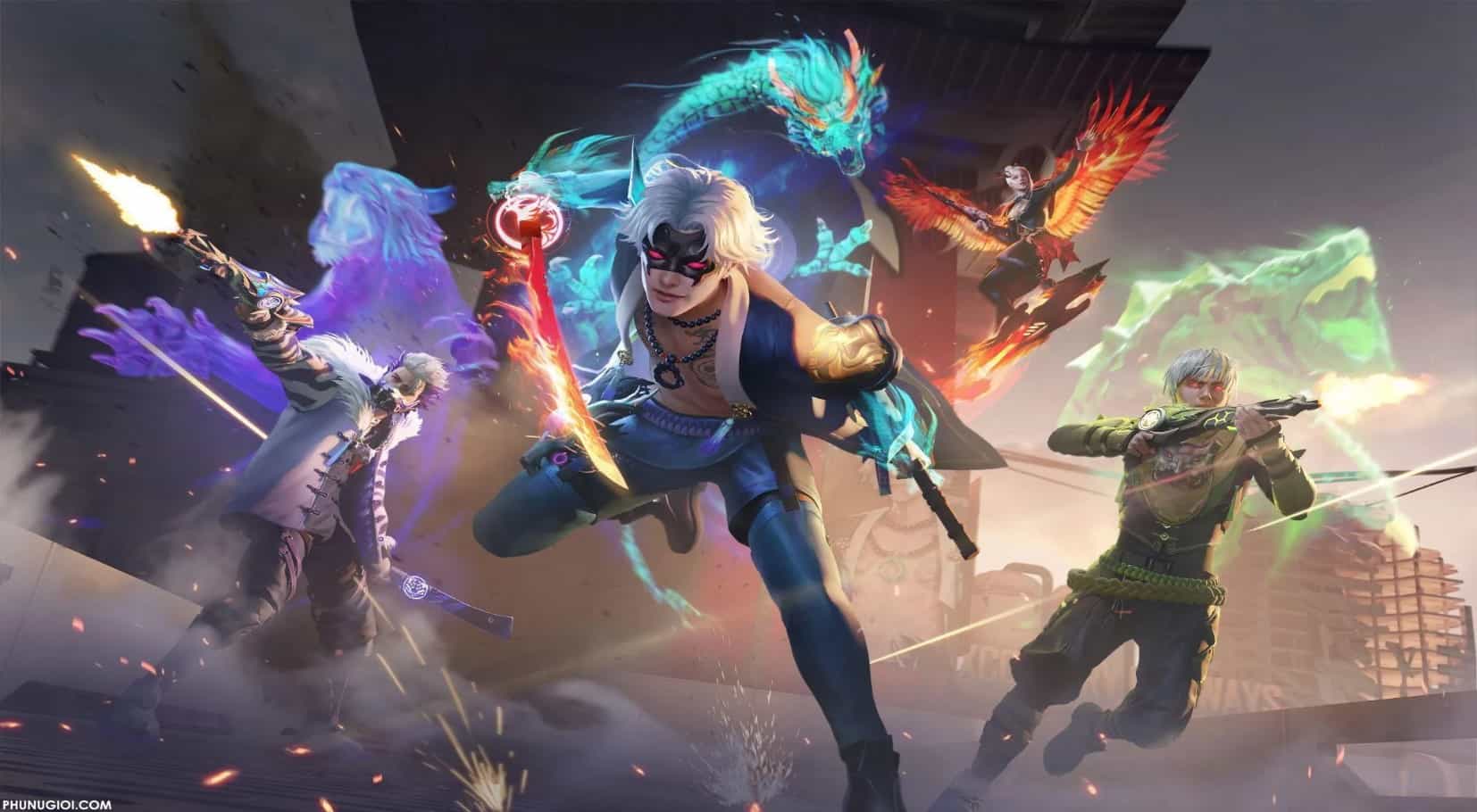 Tặng cho bạn hình free fire nam ngầu lòi