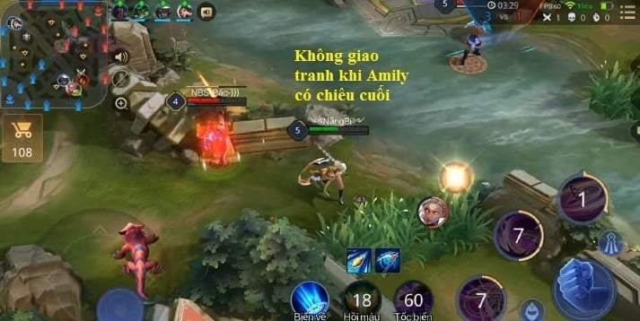 Tránh Giao Tranh Khi Amily Dùng Chiêu Cuối