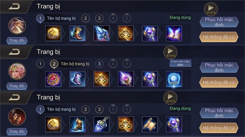 Xây Dựng Đồ Phù Hợp