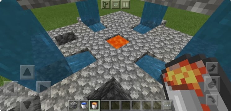 Xây dựng Cobblestone Generator