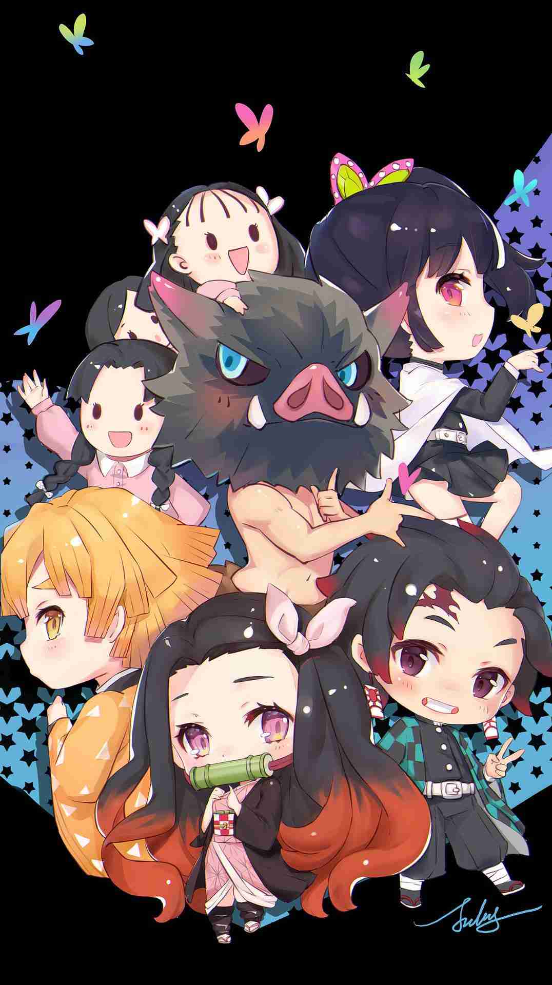Ảnh Anime Thanh Gươm Diệt Quỷ Chibi Đẹp Nhất