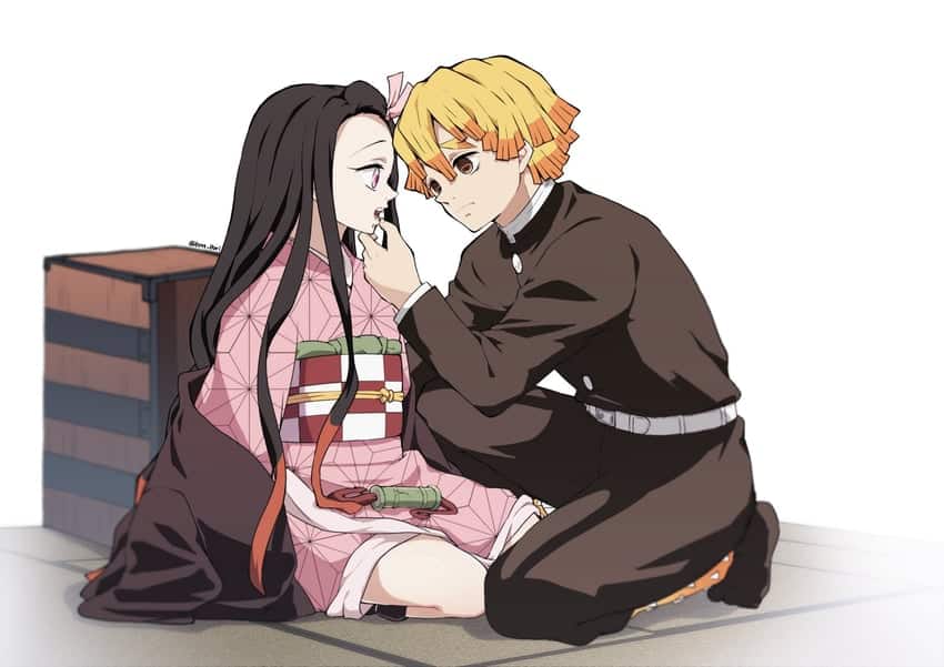 Ảnh Đôi Zenitsu Và Nezuko Đẹp