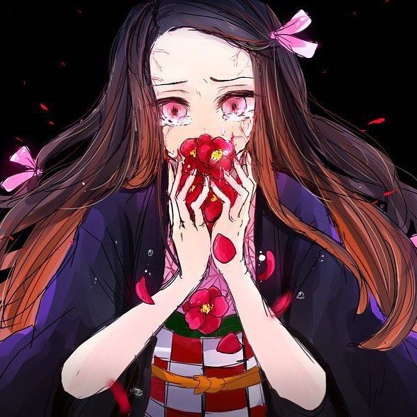 Ảnh Nezuko Khóc