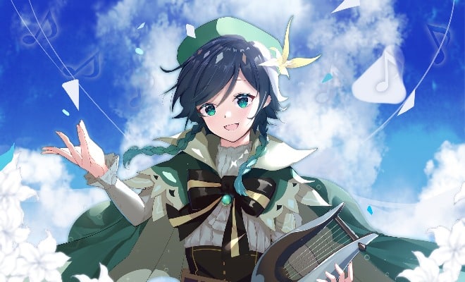 Ảnh Venti Anime Đẹp