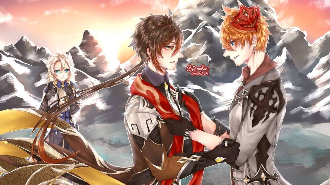 Ảnh Zhongli X Childe