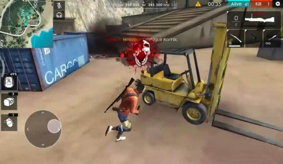 Ảnh ff bắn headshot cool ngầu