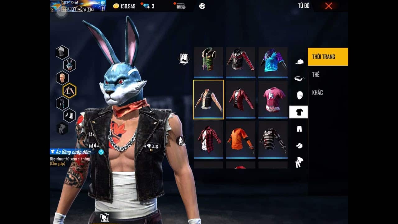 Chia sẻ bạn hình free fire thỏ quậy