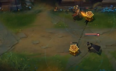 Chú Ý Gangplank Đặt Thùng Thuốc Súng