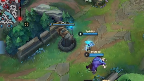Dồn Ép Katarina Phải Farm Lính Ở Dưới Trụ