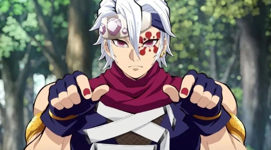 Hình Âm Trụ Uzui Tengen Trong Anime