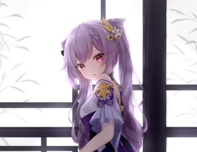 Hình Ảnh Keqing Genshin Impact Siêu Cute