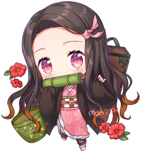Hình Anime Nezuko Chibi Cute