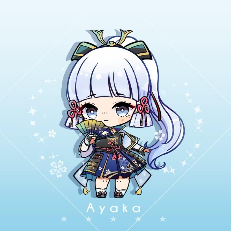 Hình Ayaka Chibi Siêu cute
