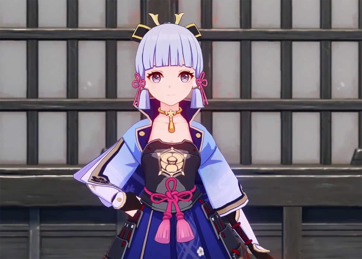 Hình Ayaka Game Genshin Impact