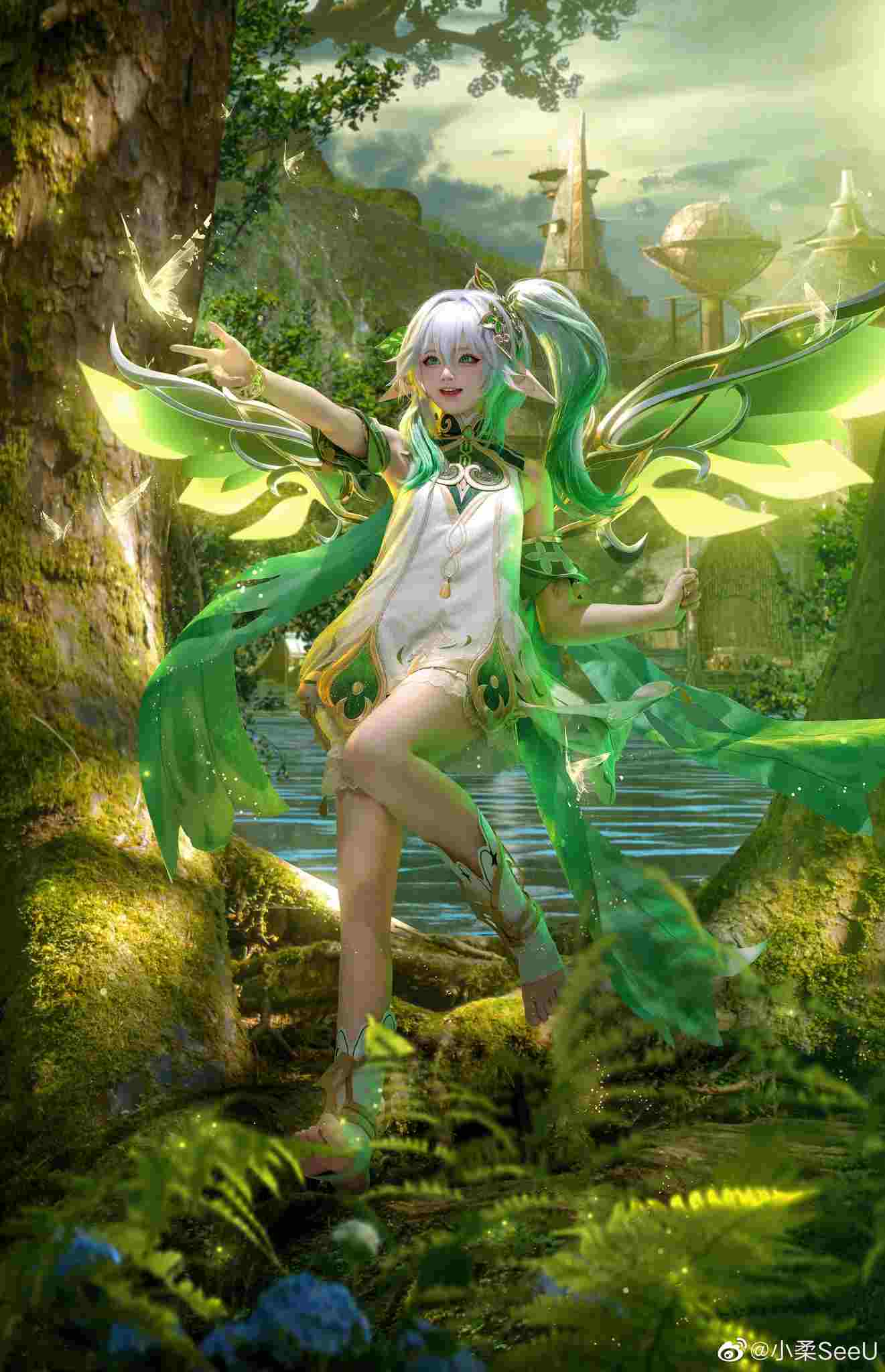 Hình Cosplay Nahida Siêu Đẹp