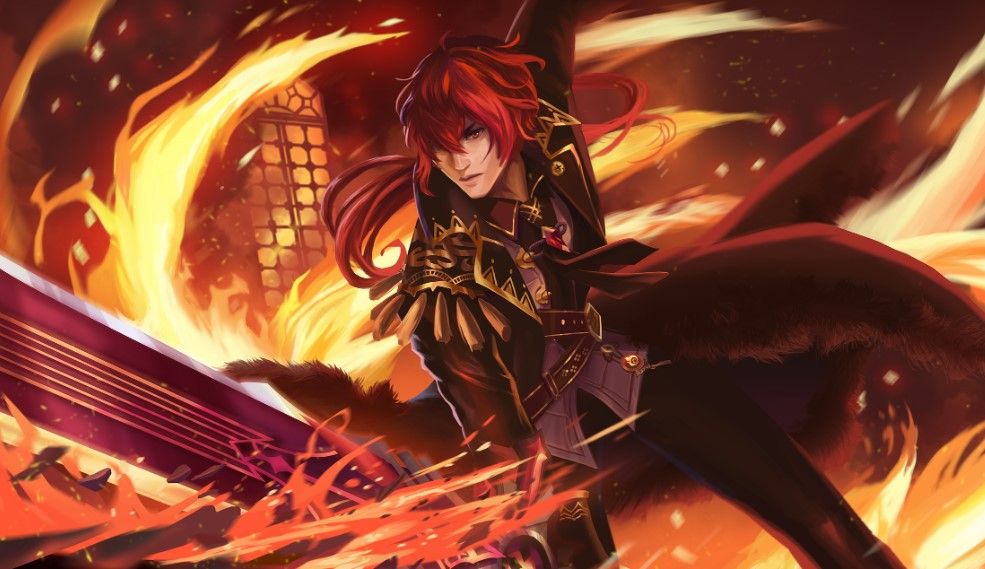 Hình Diluc Genshin Impact Ngầu