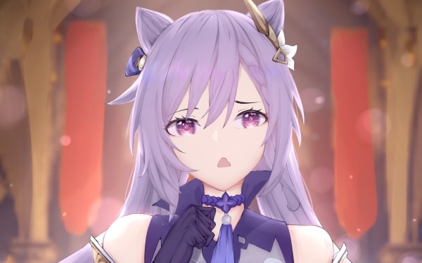 Hình Keqing Genshin Impact Siêu Cute