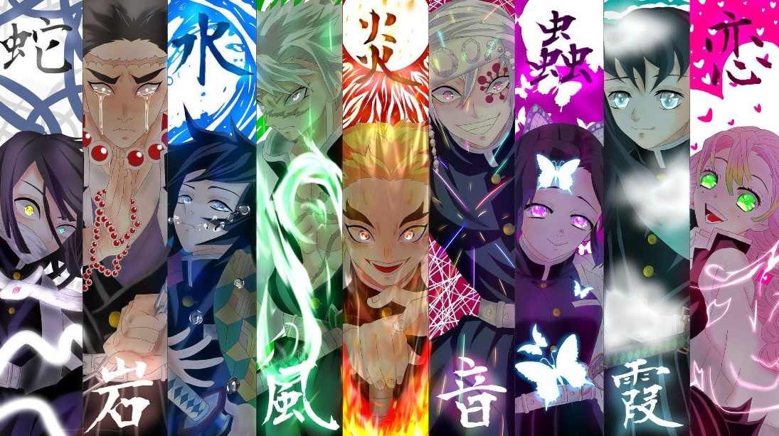 Hình Kimetsu Yaiba Các Trụ Cột