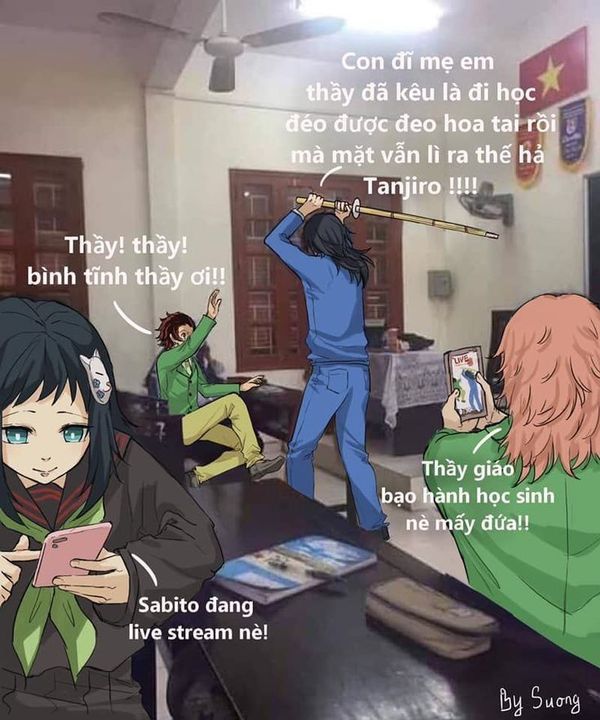 Hình Kimetsu Yaiba Meme Hài