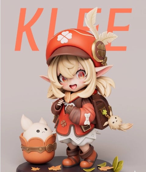 Hình Klee Genshin Impact cực cute