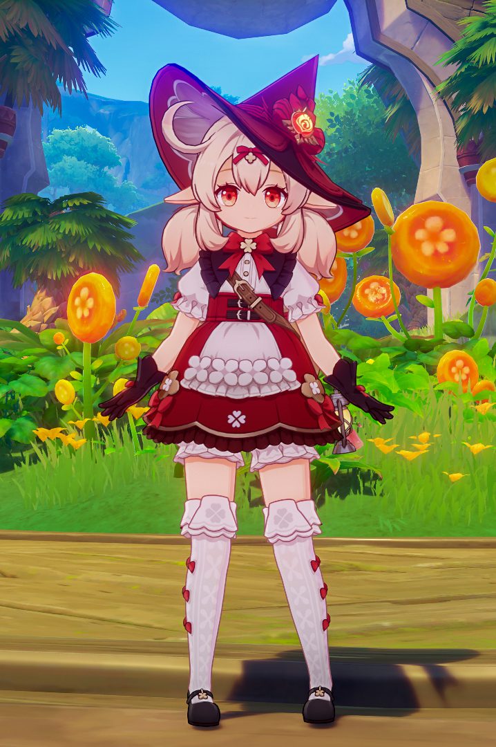 Hình Klee Genshin Impact cute nhất quả đất