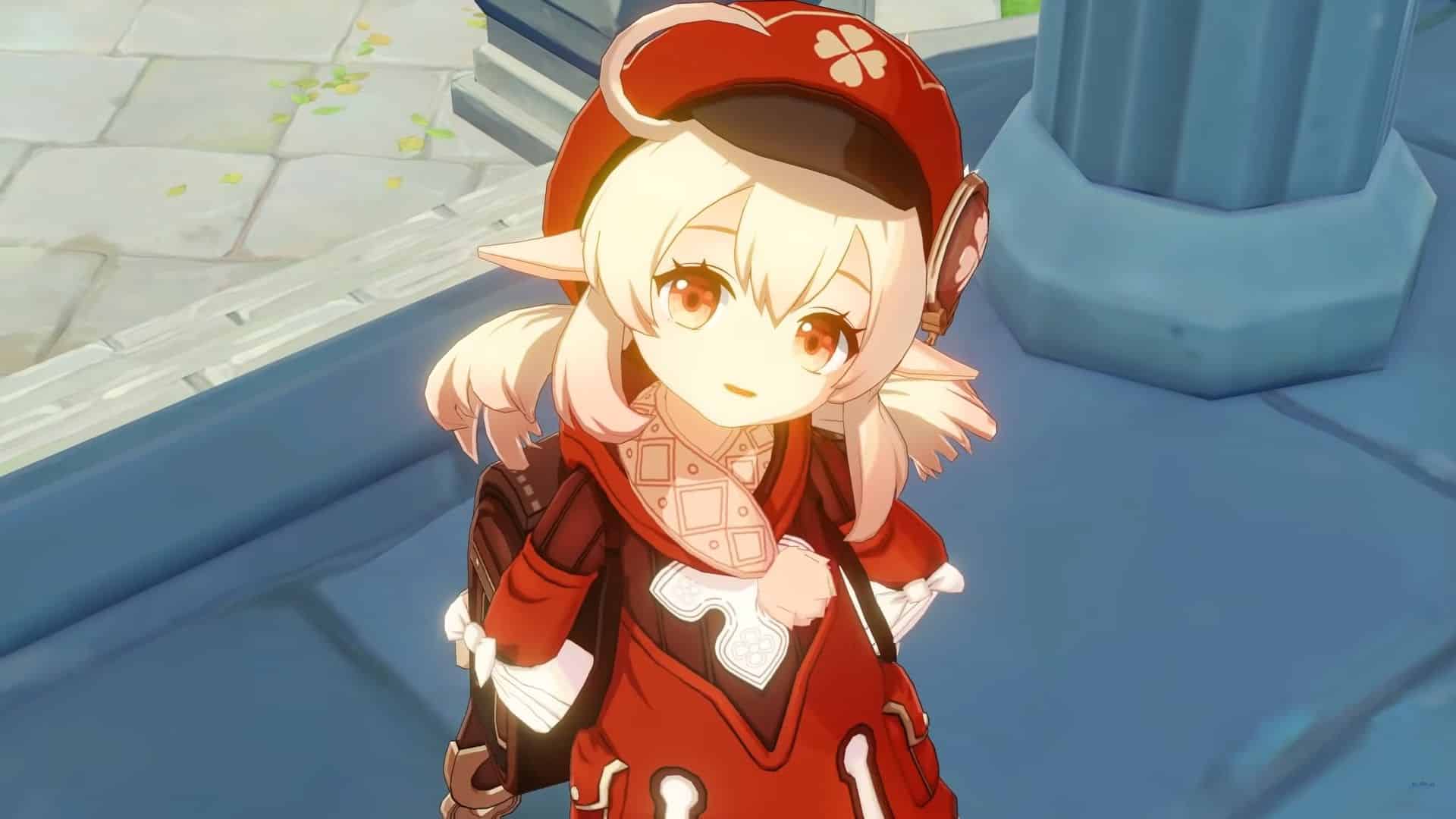 Hình Klee Genshin Impact trong game cute