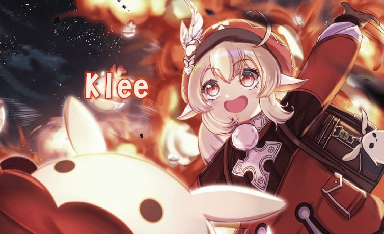 Hình Klee Genshin Impact hồn nhiên