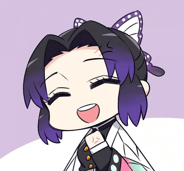 Hình Kochou Shinobu chibi ngộ nghĩnh