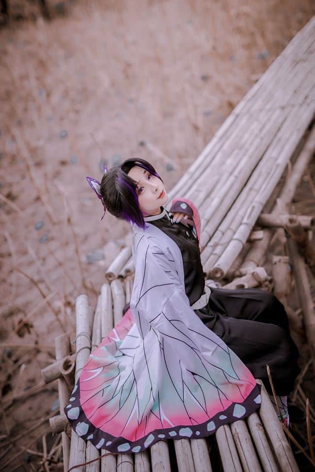 Hình Kochou Shinobu cosplay cực đẹp