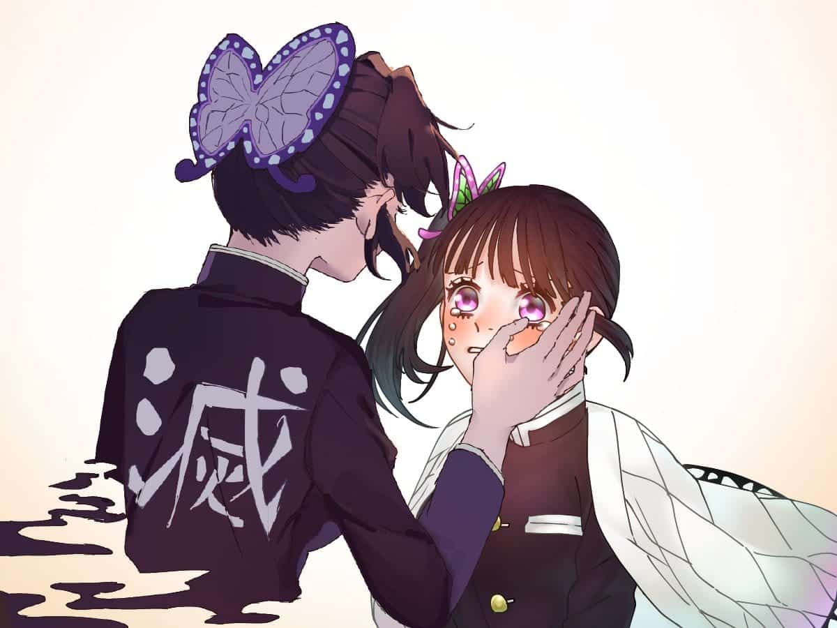 Hình Kochou Shinobu khóc dễ thương