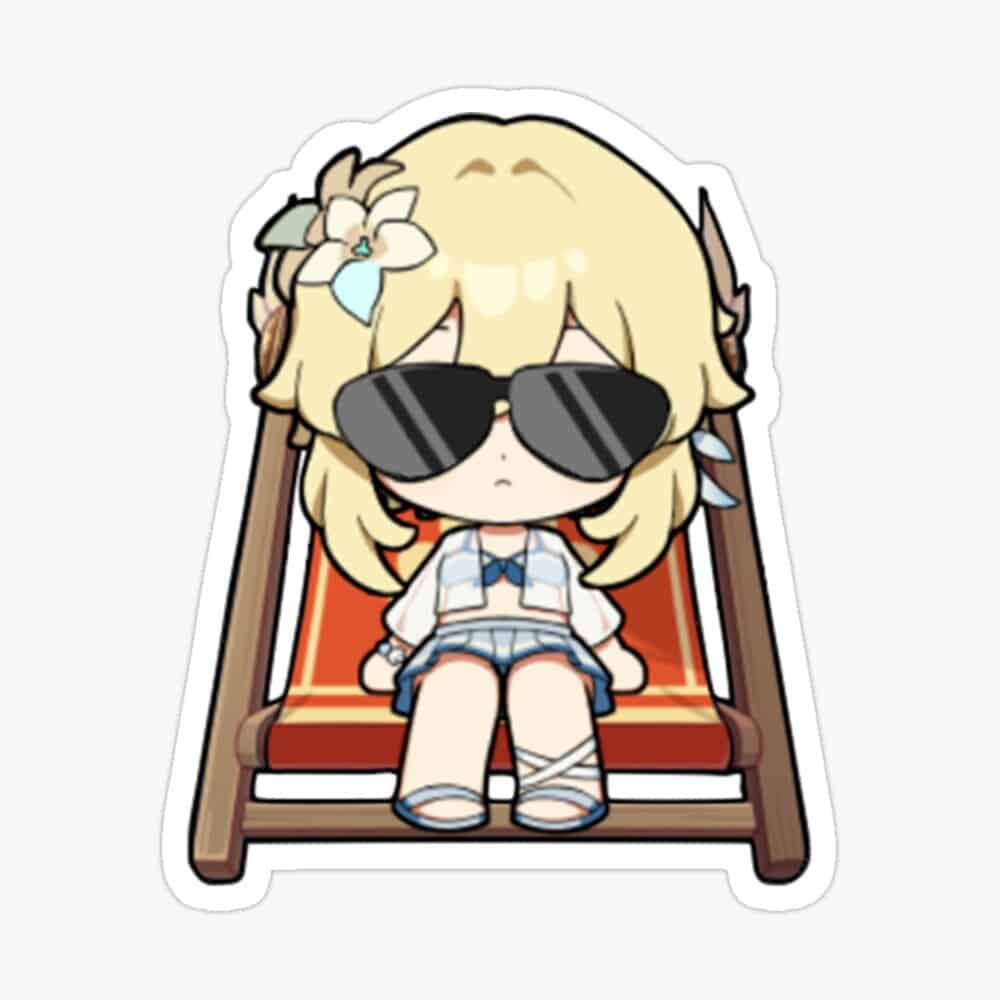 Hình Lumine Genshin Impact siêu cute