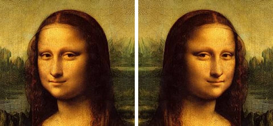 Hình Mona Lisa độc đáo